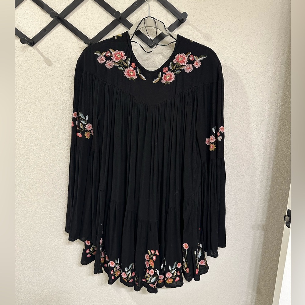 Free People Embroidered Floral Dress - Picture 3 of 8